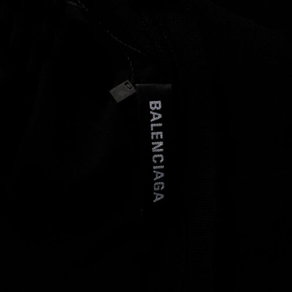 Balenciaga Rainbow Logo T-shirt in Black Cotton - Picture 4 of 6